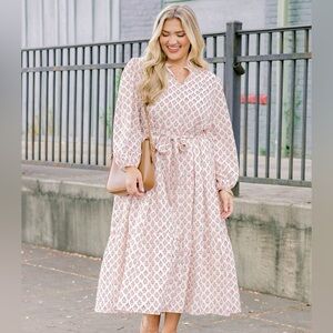 🌸🌸Chic Soul “What’s It All About” Dress in Cream Floral Print~ New With Tags🌸🌸